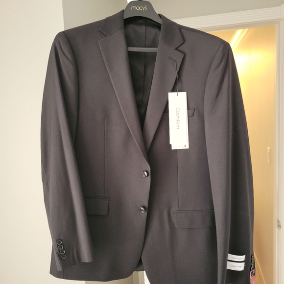 Stretch Suit Jacket Calvin Klein Extra Slim Fit Calvin Klein Black